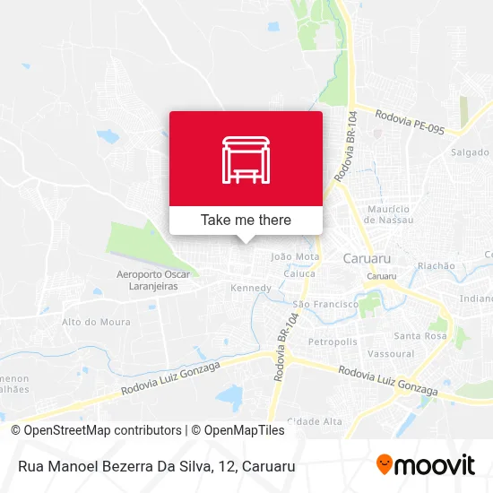 Rua Manoel Bezerra Da Silva, 12 map
