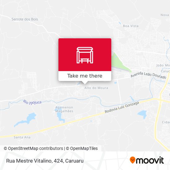 Rua Mestre Vitalino, 424 map