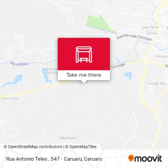 Rua Antonio Teles , 547 - Caruaru map