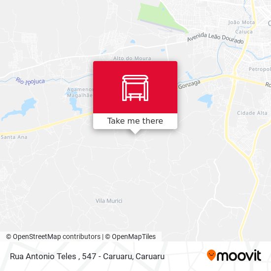 Rua Antonio Teles , 547 - Caruaru map