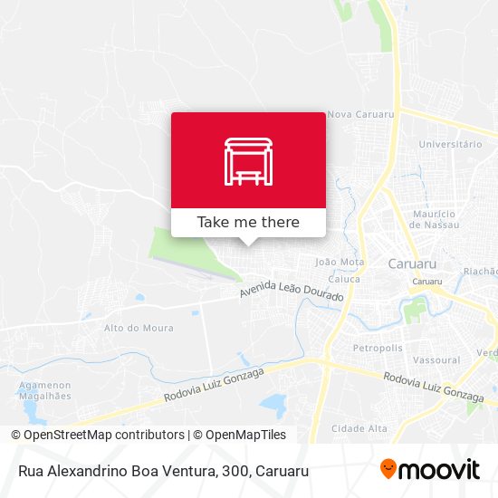 Rua Alexandrino Boa Ventura, 300 map