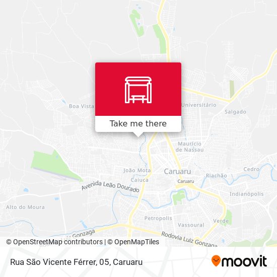 Rua São Vicente Férrer, 05 map