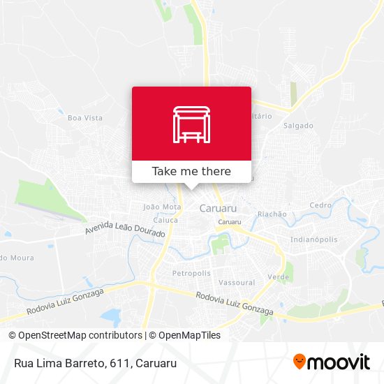 Rua Lima Barreto, 611 map