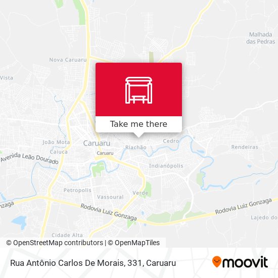 Rua Antônio Carlos De Morais, 331 map