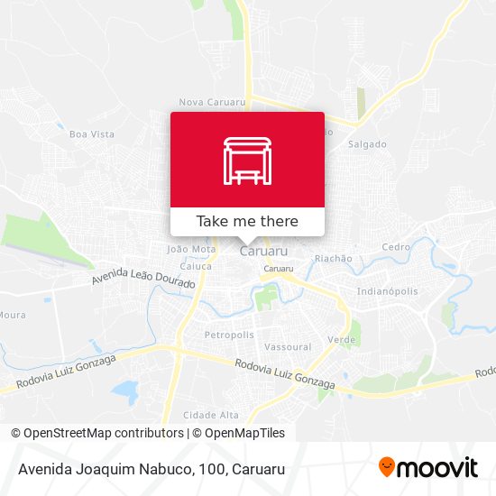 Avenida Joaquim Nabuco, 100 map
