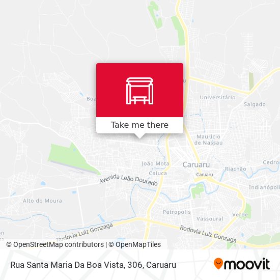 Rua Santa Maria Da Boa Vista, 306 map