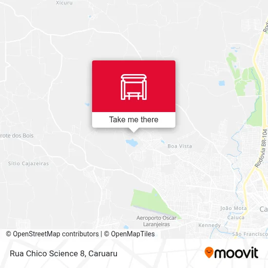 Rua Chico Science 8 map