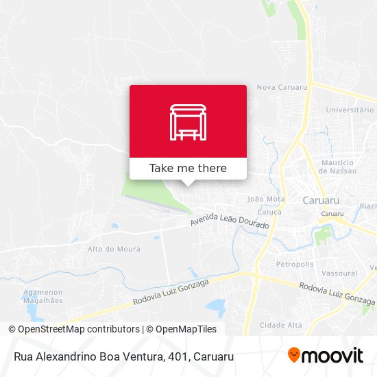 Rua Alexandrino Boa Ventura, 401 map