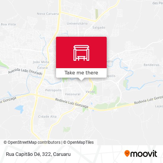 Rua Capitão Dé, 322 map