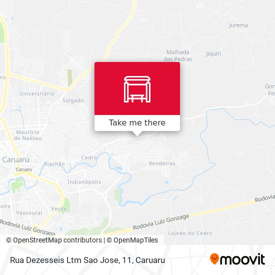 Rua Dezesseis Ltm Sao Jose, 11 map