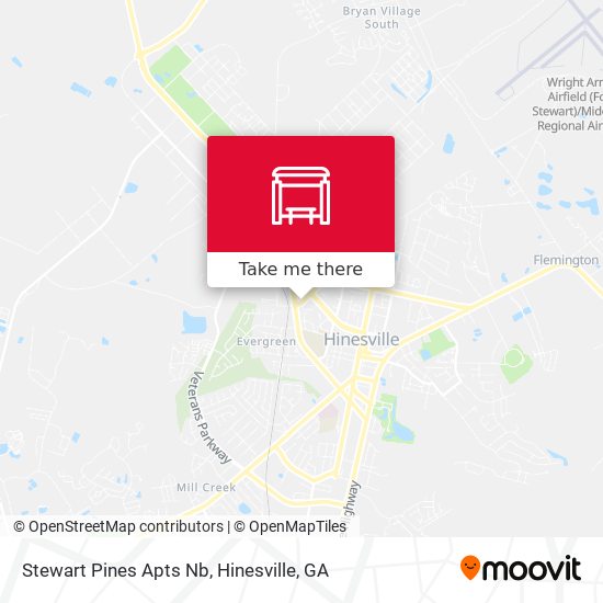 Stewart Pines Apts Nb map