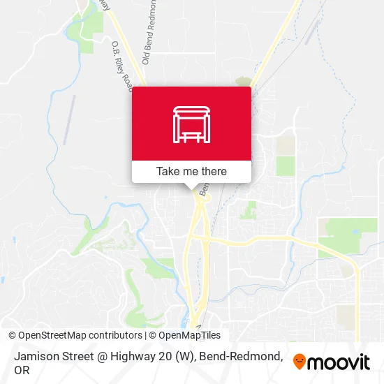 Mapa de Jamison Street @ Highway 20 (W)