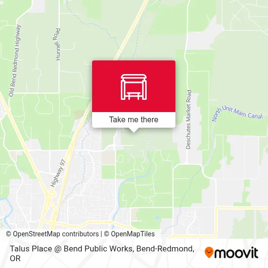 Mapa de Talus Place @ Bend Public Works