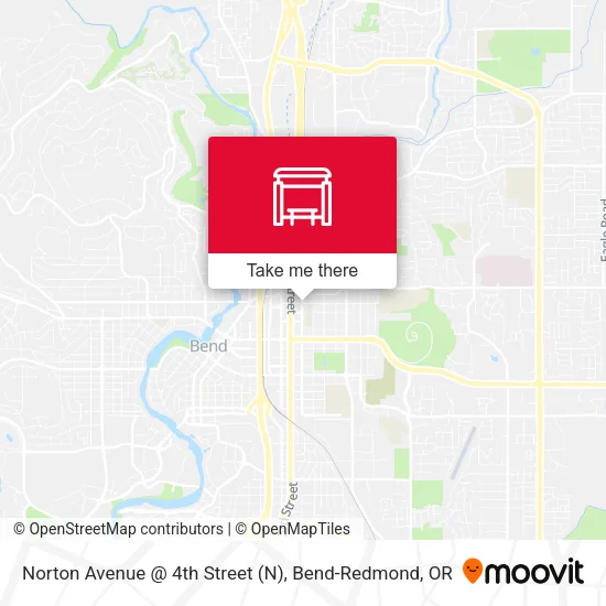 Norton Avenue @ 4th Street map