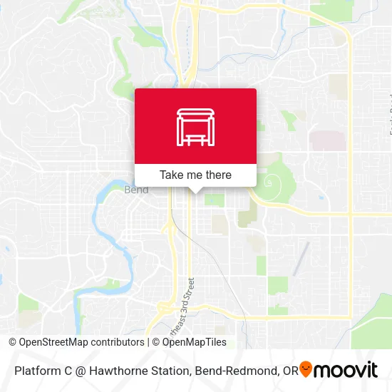 Mapa de Platform C @ Hawthorne Station