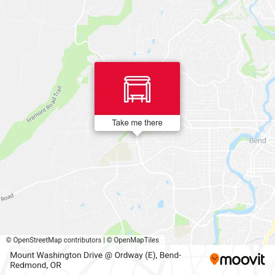 Mapa de Mount Washington Drive @ Ordway (E)