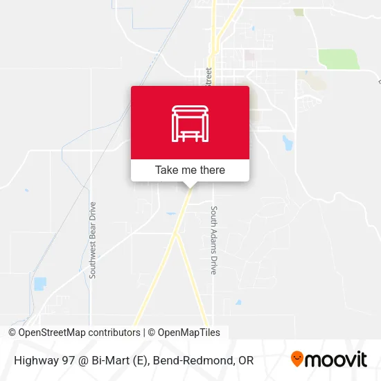 Mapa de Highway 97 @ Bi-Mart (E)