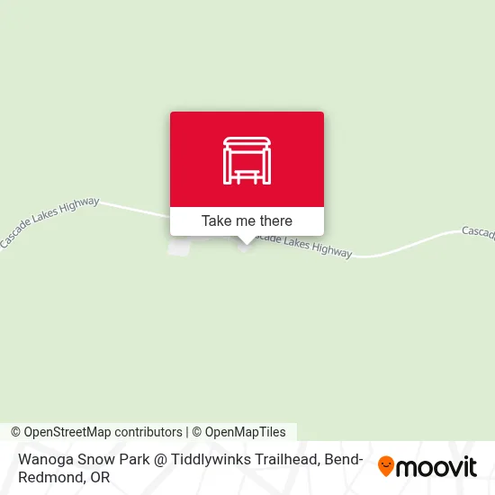 Wanoga Snow Park @ Tiddlywinks Trailhead map