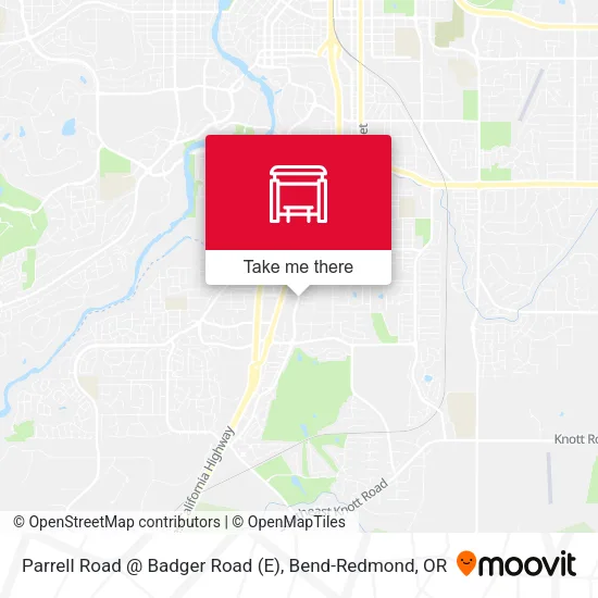 Mapa de Parrell Road @ Badger Road (E)