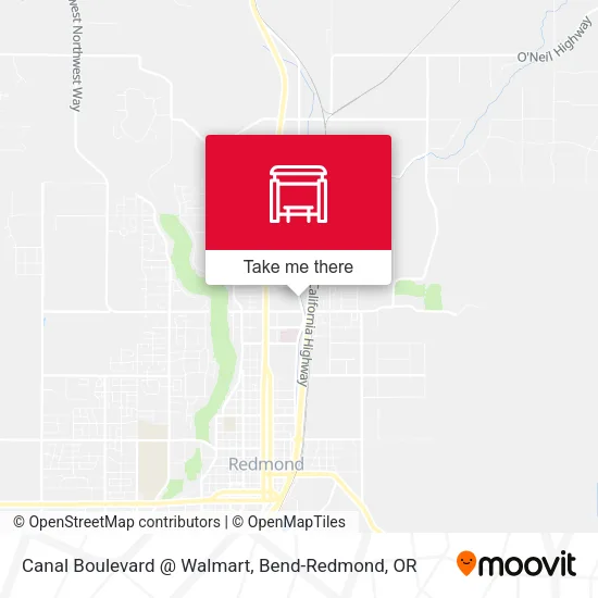 Mapa de Canal Boulevard @ Walmart