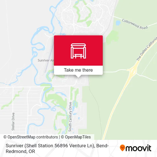 Mapa de Sunriver (Shell Station 56896 Venture Ln)