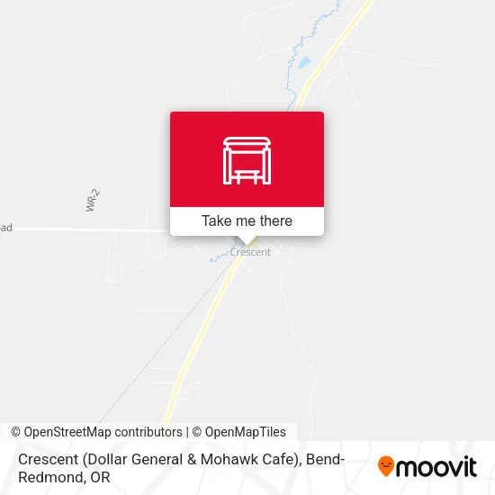 Mapa de Crescent (Dollar General & Mohawk Cafe)