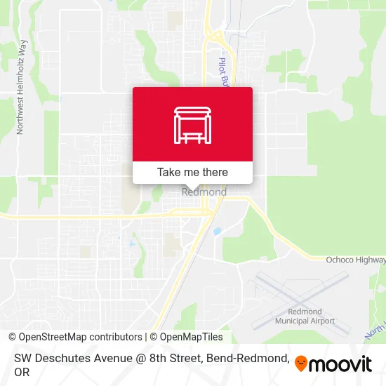 SW Deschutes Avenue @ 8th Street map