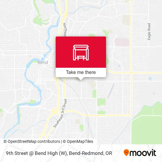 Mapa de 9th Street @ Bend High (W)