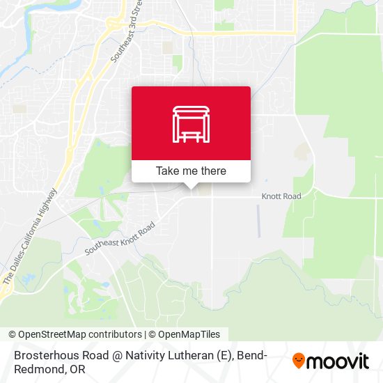 Brosterhous Road @ Nativity Lutheran (E) map