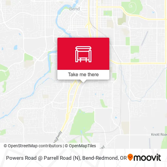 Mapa de Powers Road @ Parrell Road (N)