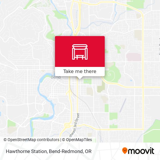 Hawthorne Station map