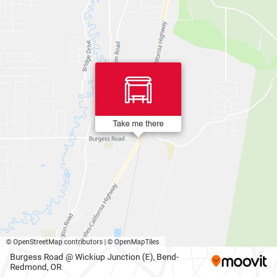 Burgess Road @ Wickiup Junction (E) map