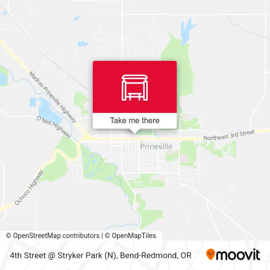 Mapa de 4th Street @ Stryker Park (N)