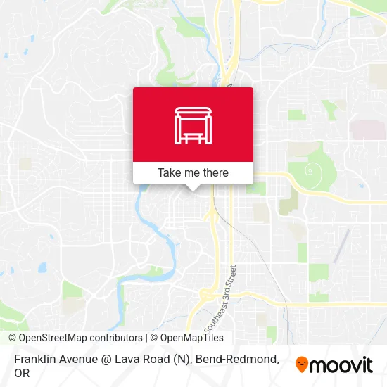 Mapa de Franklin Avenue @ Lava Road (N)
