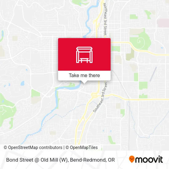 Mapa de Bond Street @ Old Mill (W)