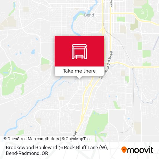 Mapa de Brookswood Boulevard @ Rock Bluff Lane (W)