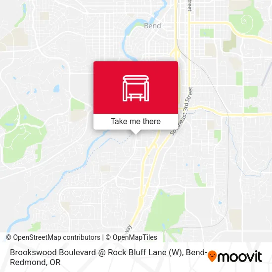 Mapa de Brookswood Boulevard @ Rock Bluff Lane (W)