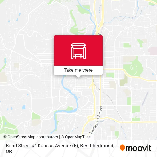 Mapa de Bond Street @ Kansas Avenue (E)