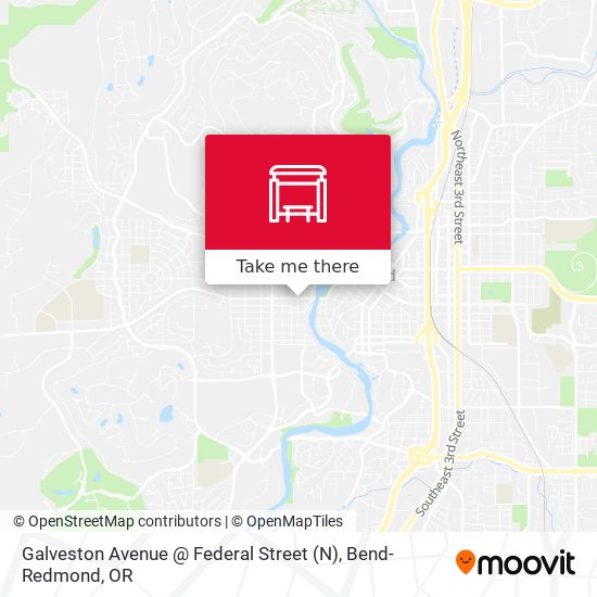 Mapa de Galveston Avenue @ Federal Street (N)