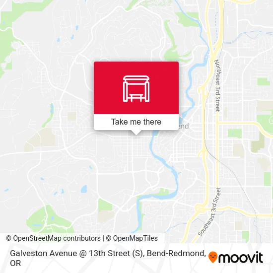 Mapa de Galveston Avenue @ 13th Street