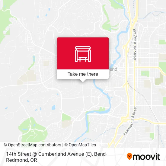 Mapa de 14th Street @ Cumberland Avenue (E)