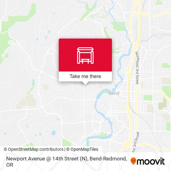Newport Avenue @ 14th Street map