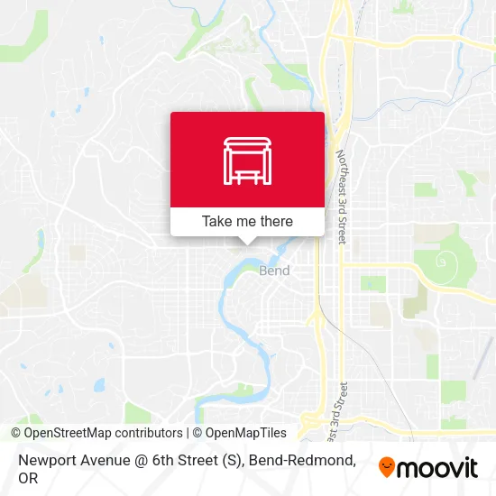 Mapa de Newport Avenue @ 6th Street