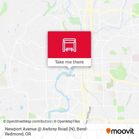 Newport Avenue @ Awbrey Road map