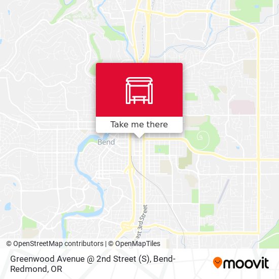 Mapa de Greenwood Avenue @ 2nd Street