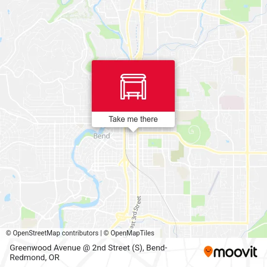 Mapa de Greenwood Avenue @ 2nd Street
