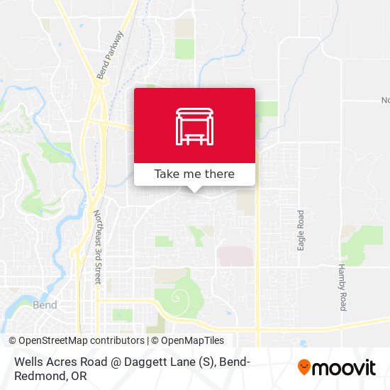 Mapa de Wells Acres Road @ Daggett Lane (S)