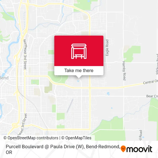 Mapa de Purcell Boulevard @ Paula Drive (W)