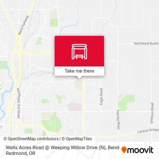 Wells Acres Road @ Weeping Willow Drive (N) map