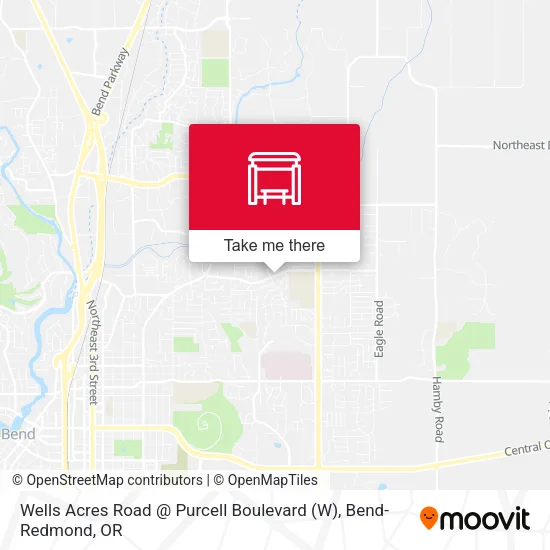Mapa de Wells Acres Road @ Purcell Boulevard
